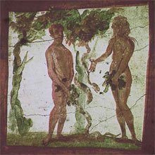 Adam and Eve third centry fresco