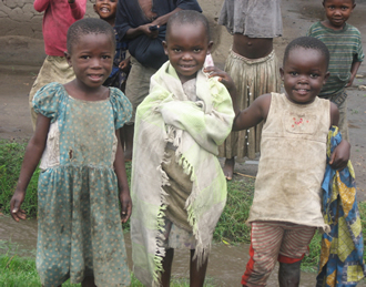 Children in the Congo.