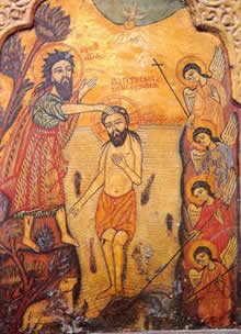 Baptism of Jesus.