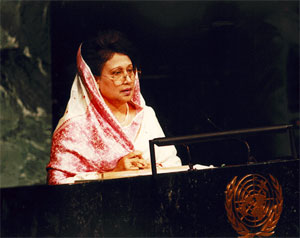 Prime Minister Begum Khaleda Zia, Bangladesh.