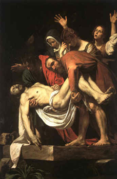 The Entombment of Christ by Caravaggio (1603).