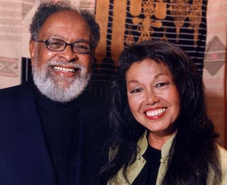 Cecil Williams and wife Janice Mirikitani.