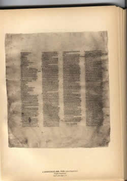 4th century Codex Sinaiticus, the entire text of OT and NT.