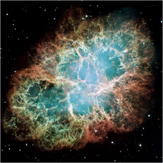 The Crab Nebula.