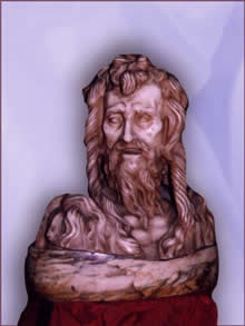 John the Baptist by Donatello (marble), c. 1450.