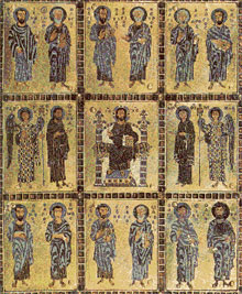 Eastern Orthodox icon of the saints.