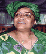 Ellen Johnson-Sirleaf of Liberia.