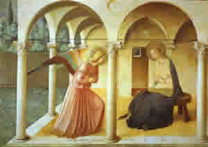 Fra Angelico’s "Annunciation".