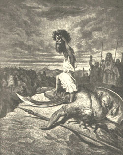 Gustave Dore: David and Goliath.