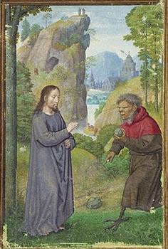The Temptation of Christ by Simon Bening.