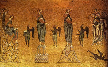 Twelfth century mosaic at St. Marks Basilica, Venice.