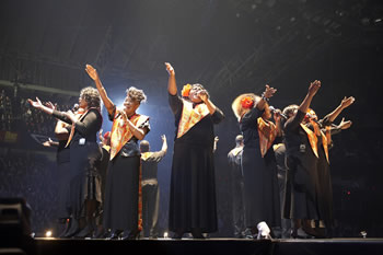 The Harlem Gospel Choir.