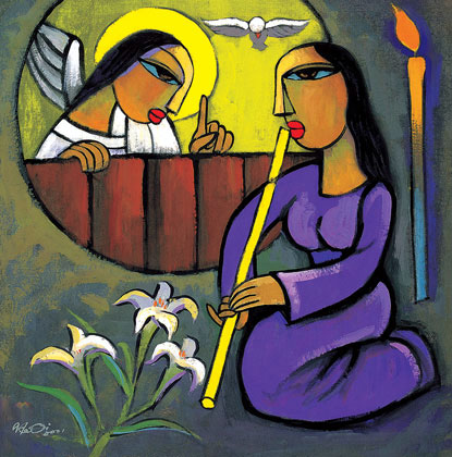 'The Annunciation' by He Qi