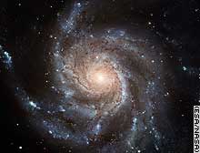 Hubble photograph of the Pinwheel Galaxy.