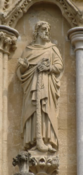James, Salisbury Cathedral, UK.