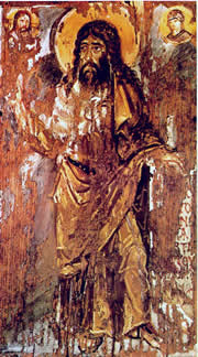John the Baptist; 6th Century Byzantine icon.
