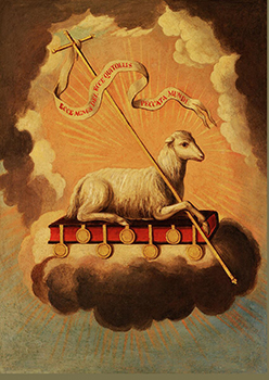 Lamb of God, painting by Puerto Rican artist José Campeche y Jordán.