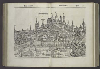 Late Medieval Nuremberg from the Nuremberg Chronicle.