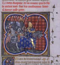 Louis VII departs for the Second Crusade.