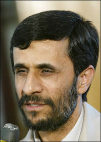 Iran's Mahmoud Ahmadinejad.
