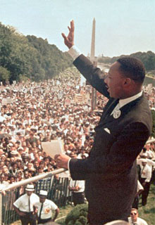 Martin Luther King's, Jr., 'I have a dream' speech.