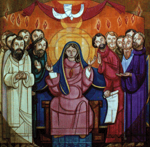 Mexican icon of Pentecost