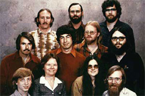 Microsoft management team, December 7, 1978.