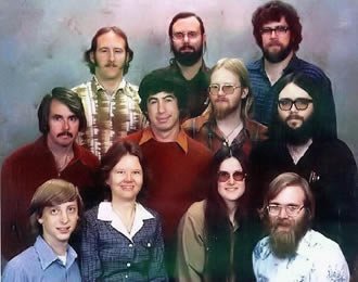 Microsoft management team, December 7, 1978.