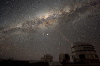 Our Milky Way galaxy seen from the Paranal Observatory in Chile.