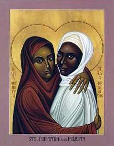 Montanist martyrs; The Africans Perpetua and Felicitas.