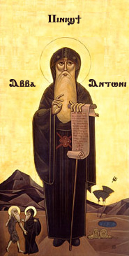 Saint Anthony of Egypt.