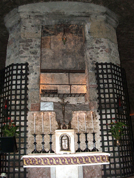 The final resting place of St. Francis in Assisi.