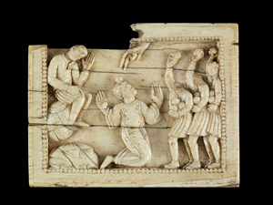 Ivory carving, c. 1100.