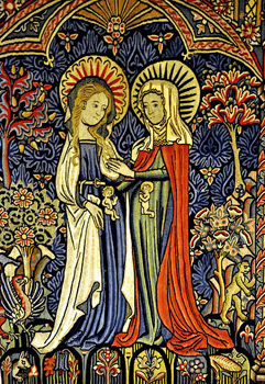 The Visitation: Elizabeth and Mary.