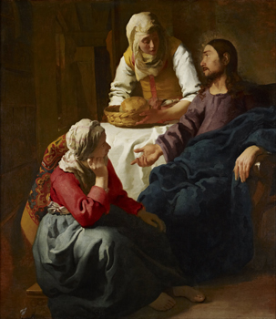 Christ in the House of Martha and Mary by Vermeer (1655).