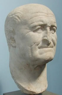 Vespasian (AD 69-79), Roman emperor when the second temple was destroyed.