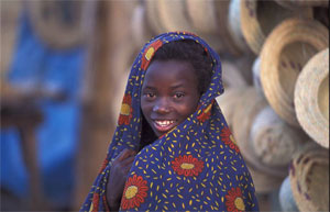 AIDS orphan in Zambia.