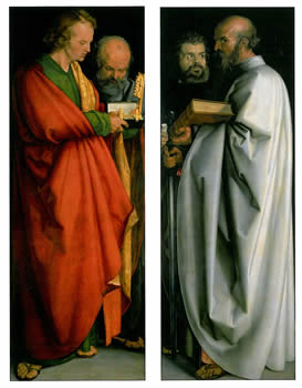 Dürer’s Four Apostles.