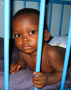 HIV baby in Liberia.
