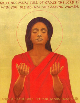 Annunciation Icon.