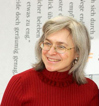 Anna Politkovskaya.