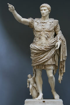 Augustus (d. 14), January 16, 27 BC – August 19, 14 AD.