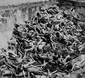 Mass grave at Auschwitz.