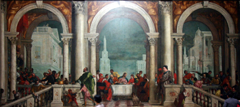 Banquet in the House of Levi by Paolo Veronese sm