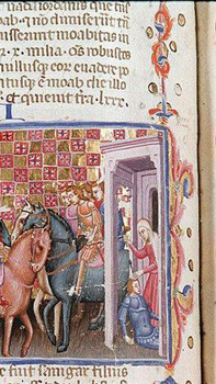 From a Biblia Sacra. Codex Vindobonensis Palatinus 1191.