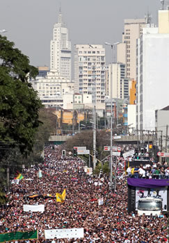 Brazilian Protestant Jesus Parade 2012.