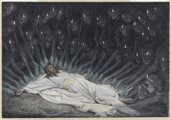 Brooklyn Museum, Jesus Ministered to by Angels by James Tissot.