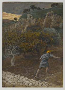 Brooklyn Museum: The Enemy Who Sows by James Tissot.