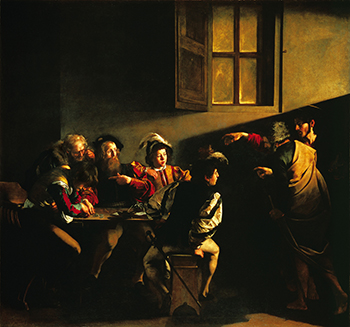 Caravaggio, The Calling of Saint Matthew (1600).