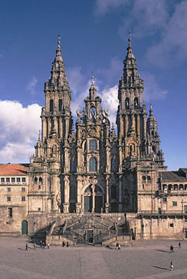 Cathedral of St. James in Compostela.